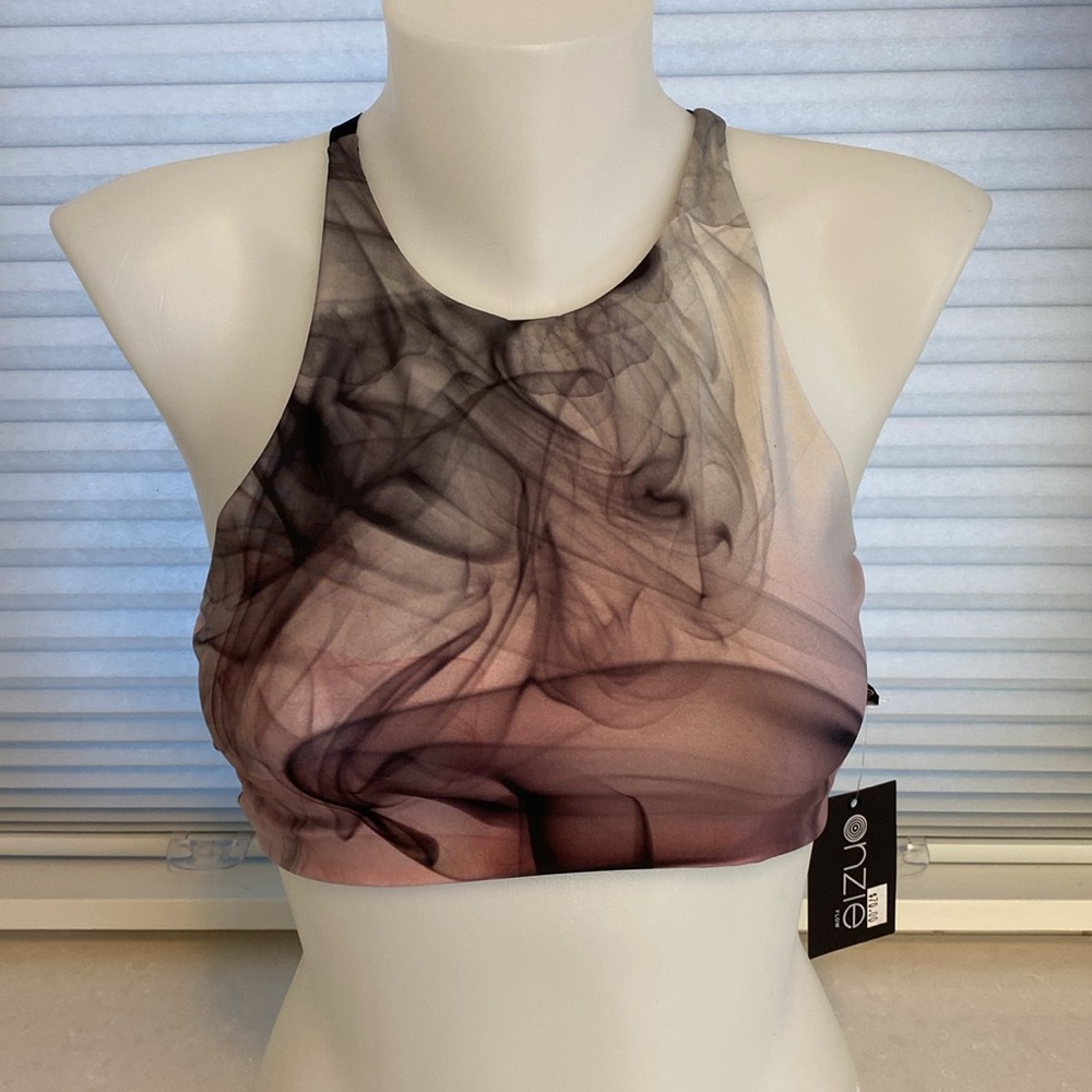 Onzie High Neck Halter Bra Top. Swimsuit Top 
BNWT